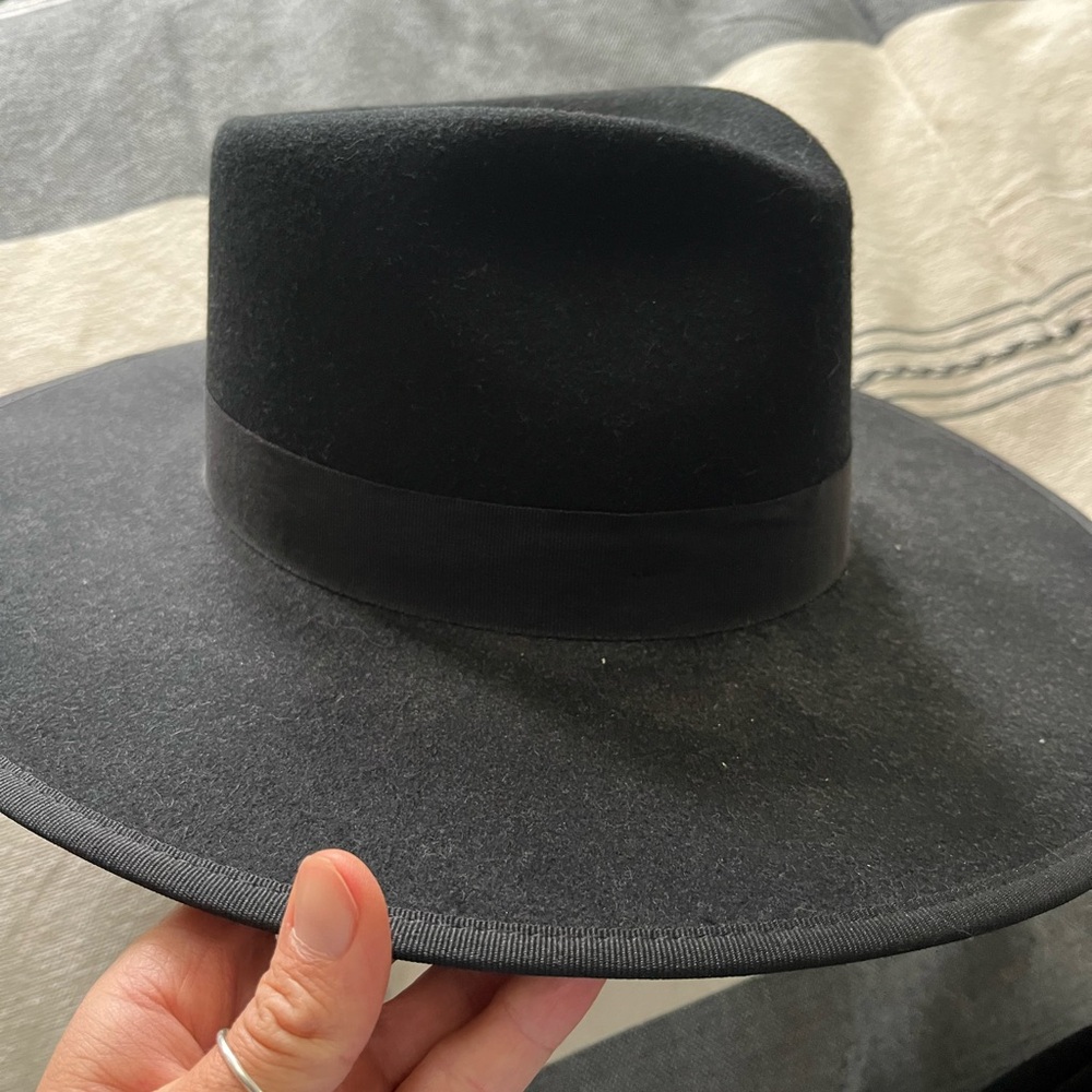 Goorin Bros Black Wide-Brim Hat